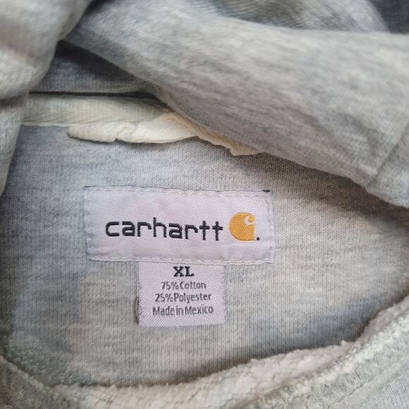 Carhartt Streetwear Pullover Hoodie Sweatshirt XL (Fits 2XL) Pink Patch Logo - Picture 13 of 13